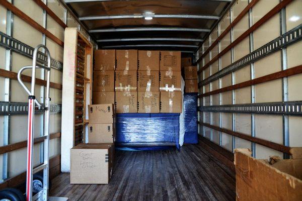 How a packed truck should look!