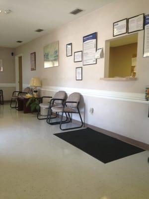 The waiting room.