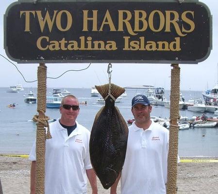 23#9oz Halibut. Got spooled up, hook, and sliders from Sports. Thanks! Jackpot winner WON Catalina WSB 2009 Tournament
