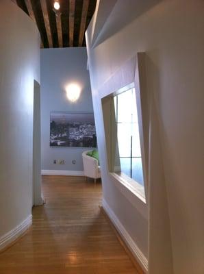 The entrance to our space.