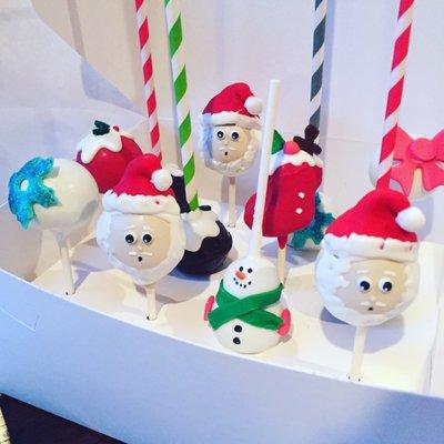 Christmas Cake Pops!
