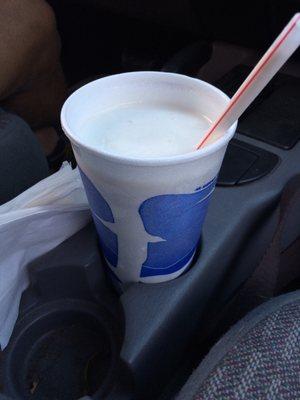 Medium vanilla milkshake