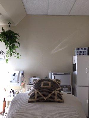 relaxing treatment room