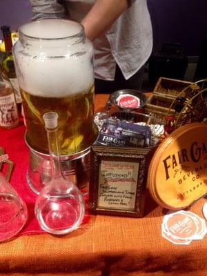 Fair Game Beverage Co was passing out a sweet but tasty infusion with their Scuppernog wine!