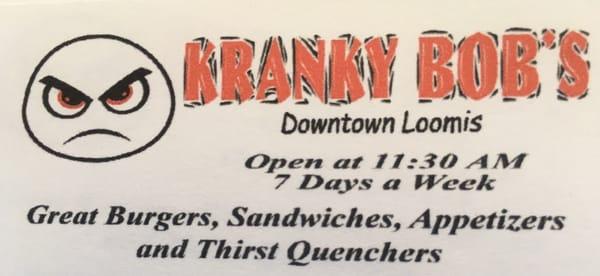 Kranky Bob's Bar & Grill