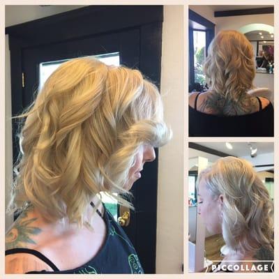 Cool platinum blonde! Hair by Lindsey