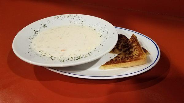 Every Friday Homemade Clam Chowder