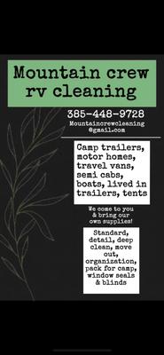 Mountain Crew Rv Cleaning