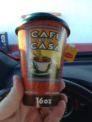 They have a great coffee bar, and tea, too! Very convenient on and off the highway.