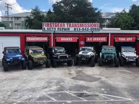 We specialize in jeeps
