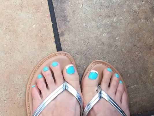 Pedicure by Tammy! Super cute!