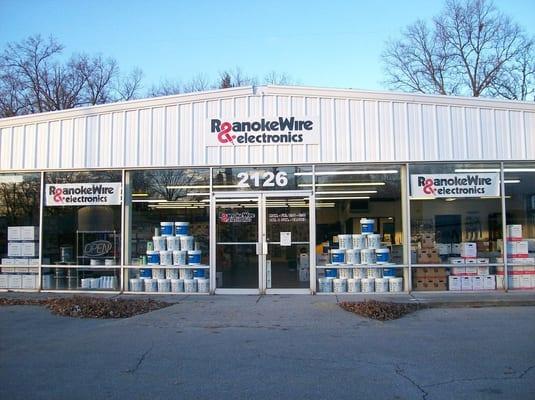 The Roanoke branch's storefront