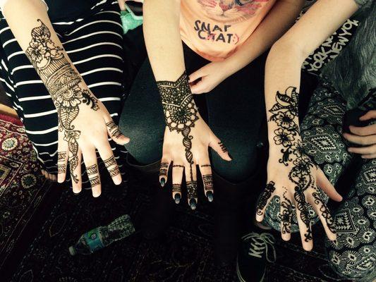 Simply Walk-in to get a Henna Design..