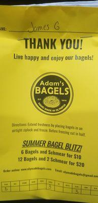 Its a great bagel, I love the texture. Probably the best bagel I've had since I left Seattle.