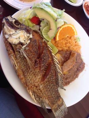 Mojarra frita
