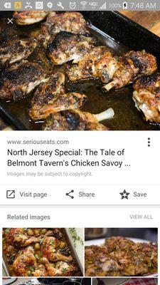 Chicken savoy
