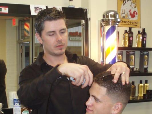 Cutting Danny P.....