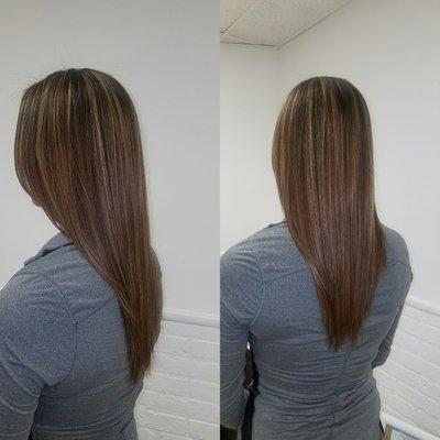Haircolor, Haircut, and blowout starting at $70 hair in dumont new jersey by @danellyhairprofessional