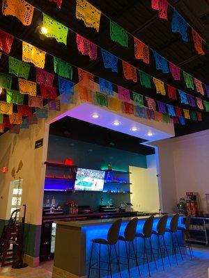 The bar at Italia's Mexican Cuisine