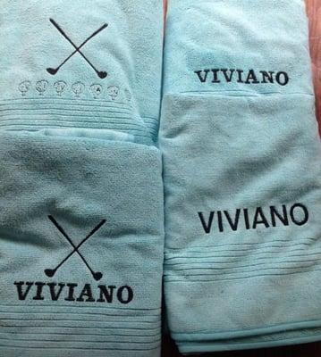 Personalize towels college!