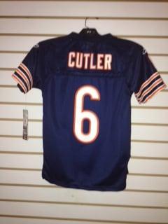 "J. CUTLER" CHICAGO BEARS REEBOK NFL FOOTBALL JERSEY SIZE YOUTH SMALL ***NEW STITCHED SALE PRICE $79.99 P/T (BACK OF JERSEY).