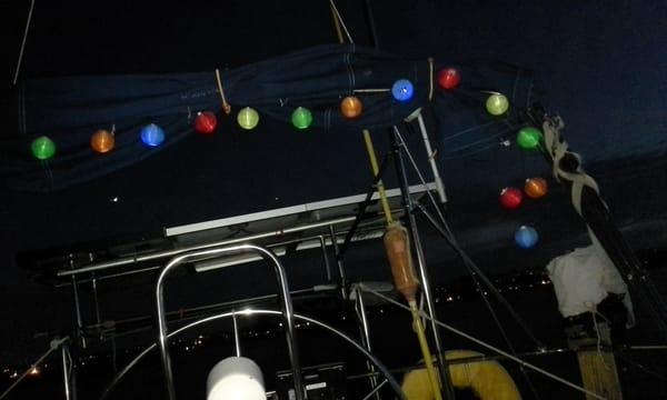 Night time in the bay