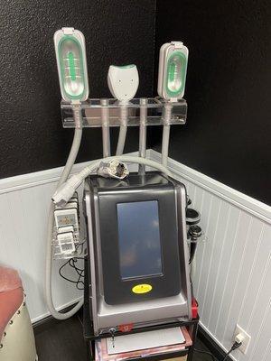 my fav - the coolsculpting machine!