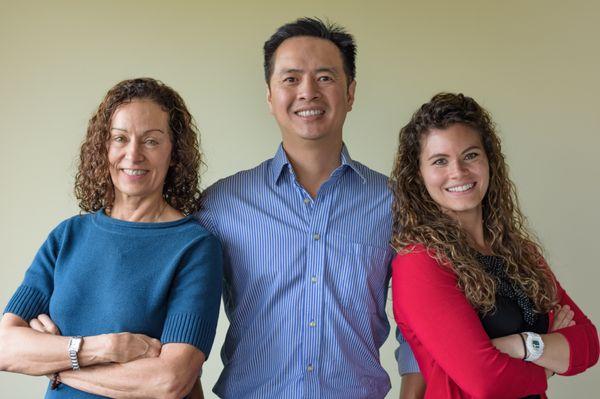 Meet our East Portland Team! Suzanne Trebnick, PT, OCS, COMT Patrick Pua, PT Kelly Harrigan, DPT, DN, RYT