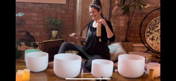 Sound baths are special here at Heart Light Connection. We would love for you to come out and join us!