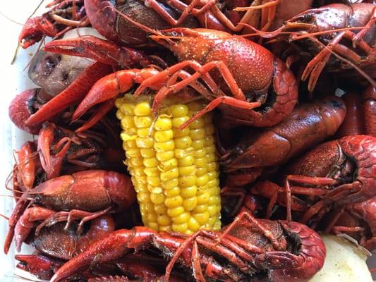 Crawfish Sunday's during the season