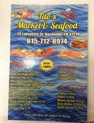 Kitos Seafood Market