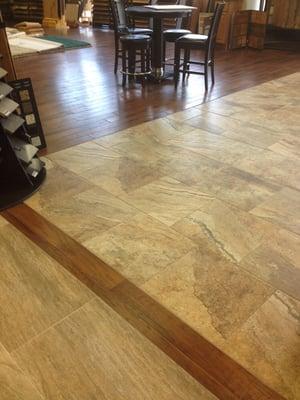 Showroom tiles