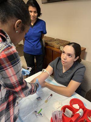Phlebotomy Students are great