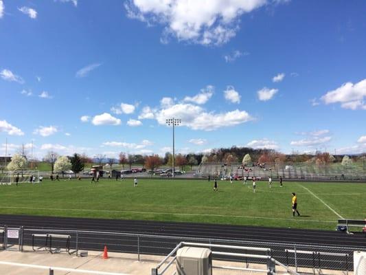 Great day for soccer at Turner Ashby High School