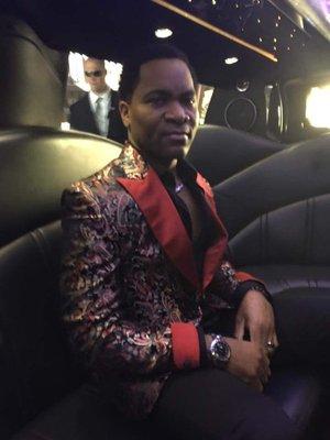 Bespoke dinner jacket made for our client Aaron Bing for the 2016 Latin Grammys