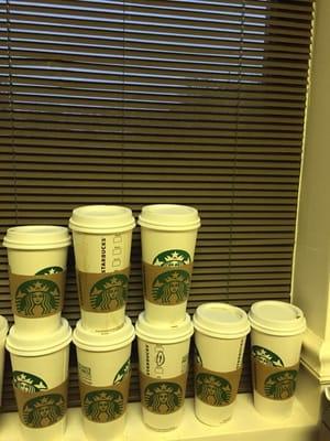 You see Starbucks gets us through the day!
