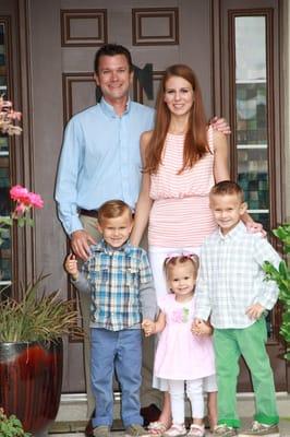 Scott and his family