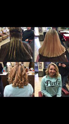 Fresh new hair cut and style on this beauty