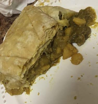 Curry Goat Roti