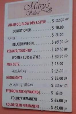 Mary's Dominican Salon!