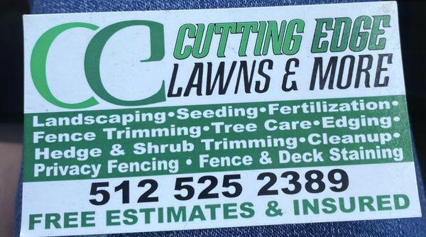 Cutting Edge Lawns and More