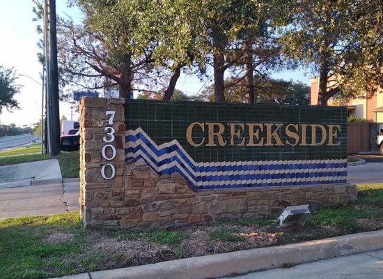 Entry into our office complex