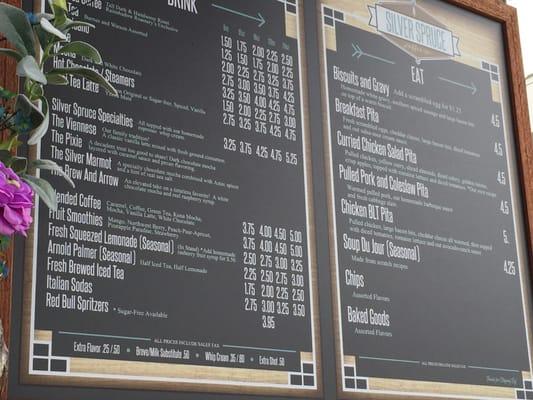 Great menu. Good prices