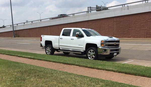 There she sits as delivered! Great job guys and gals!