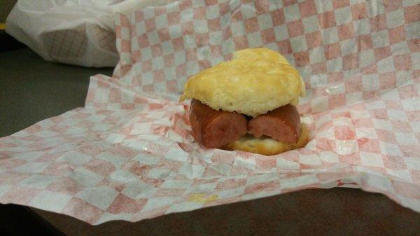Sausage link sandwich for $1.50 :)