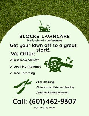 Blocks lawncare