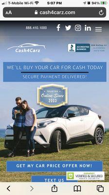 Sell your car today