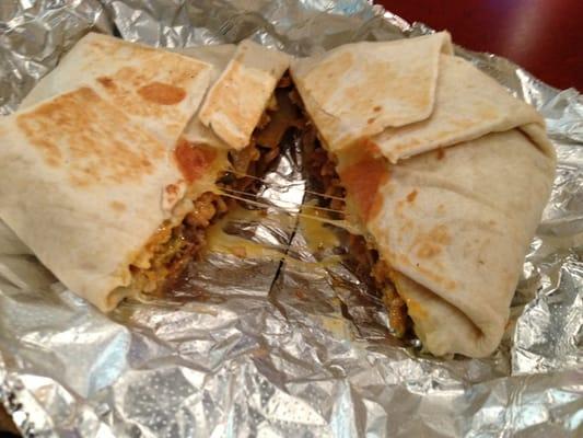 Ground beef taco stack