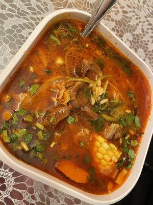 This is a delicious Caldo De Res. Yum yum yum !!!