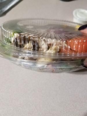 Small old stale salad...ugh!